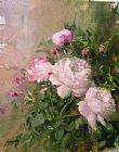Rose Canvas Paintings - ROSE GARDEN